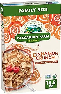 Organic Cinnamon Crunch Cereal, Family Size, 14.5 oz