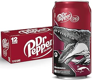 Dr Pepper Soda, 12 fl oz cans, 12 pack