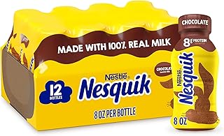 Nesquik Chocolate Lowfat Milk Ready to Drink 12 Pack of 8 fl oz (Packaging May Vary)