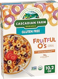 Organic Fruitful O's Breakfast Cereal, Gluten Free, Made With Whole Grain, 10.2 oz