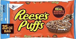 Chocolatey Peanut Butter Cereal, Kid Breakfast Cereal Bag, 35 oz