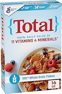 Breakfast Cereal, 100% Daily Value of 11 Vitamins and Minerals, Whole Grain Cereal, 16 oz