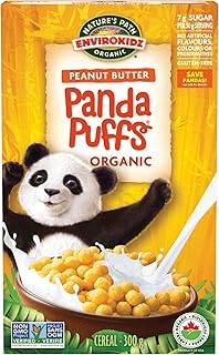 Peanut Butter Panda Puffs Organic Cereal, 10.6 oz