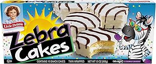 Little Debbie Zebra Cakes, 10 Twin-Wrapped Cakes, 13.0 OZ Box