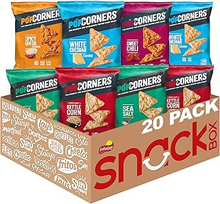 PopCorners Popped Corn Snacks, Sampler Pack, 1 Ounce (Pack of 20) (Packaging May Vary)