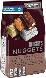 HERSHEY'S NUGGETS Assorted Chocolate Candy Party Pack, 31.5 oz