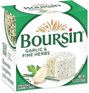Garlic & Fine Herbs Cheese, Artisan fresh cheeses, 5.2 Ounce