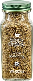 Italian Seasoning, 0.95 Ounce, Organic Herbs, Oregano, Majoram, Thyme, Rosemary, Basil, Sage, Kosher, NonGMO