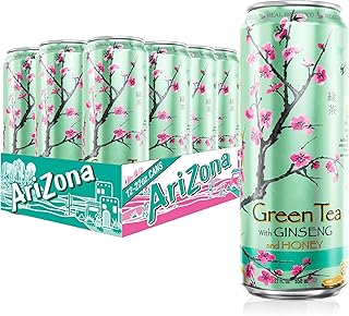 AriZona Green Tea Big Can, 23 Fl Oz (Pack of 12)