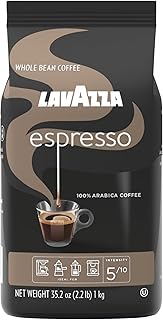 Lavazza Espresso Whole Bean Coffee, Medium Roast, 100% Arabica, 2.2 lb Bag